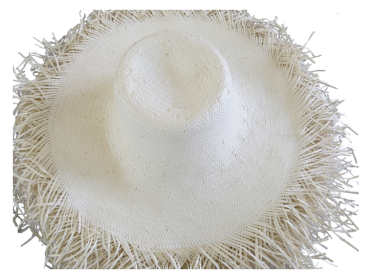 handwoven paper hat body Shantung paper hat body for wholesale production
