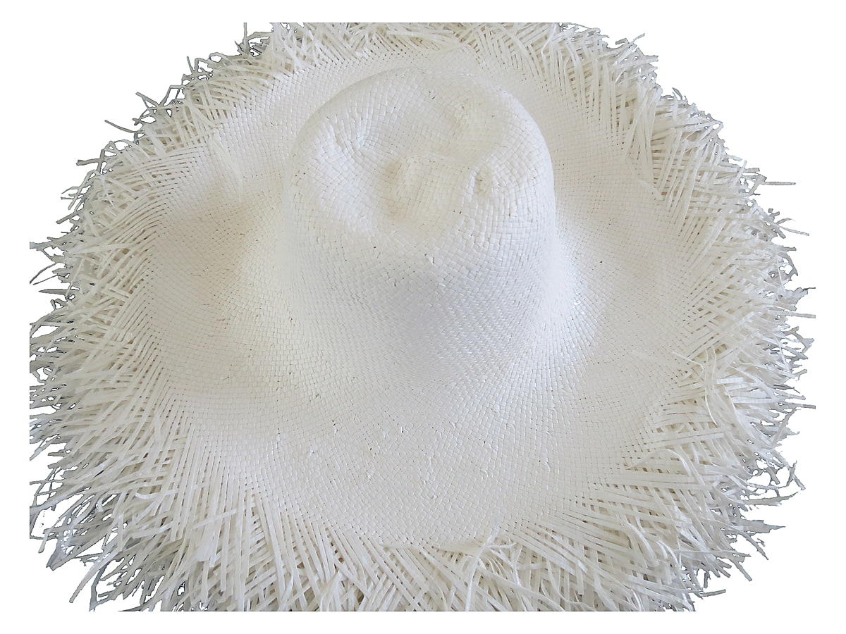 handwoven paper hat body Shantung paper hat body for wholesale production