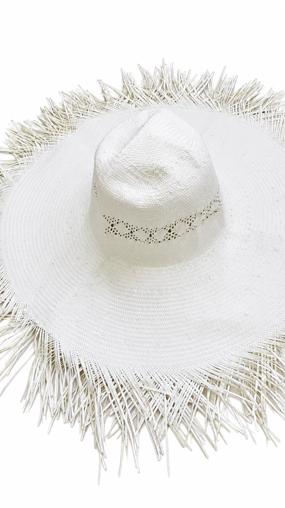 handwoven paper hat body Shantung paper hat body for wholesale production