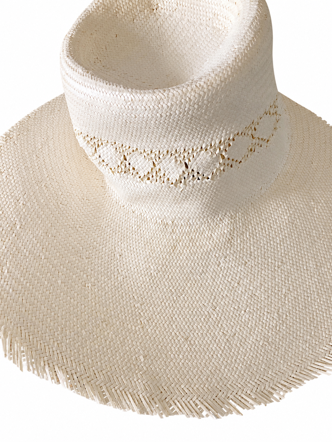 handwoven paper hat body Shantung paper hat body for wholesale production