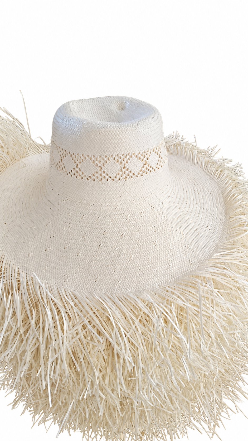 handwoven paper hat body Shantung paper hat body for wholesale production