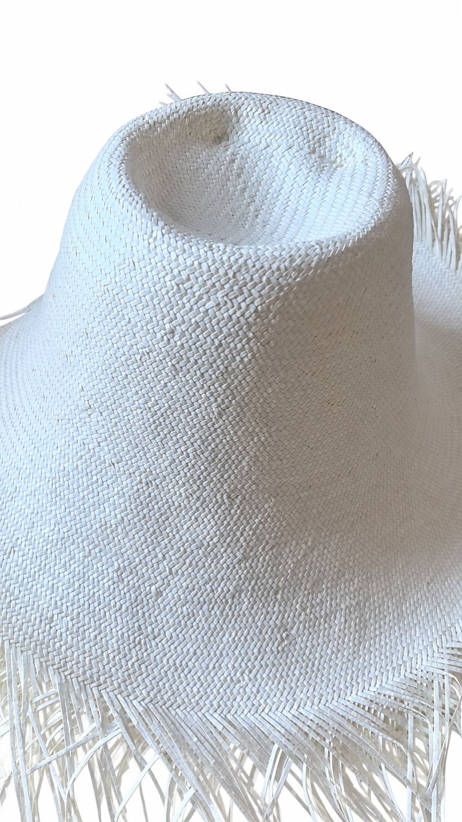 handwoven paper hat body Shantung paper hat body for wholesale production