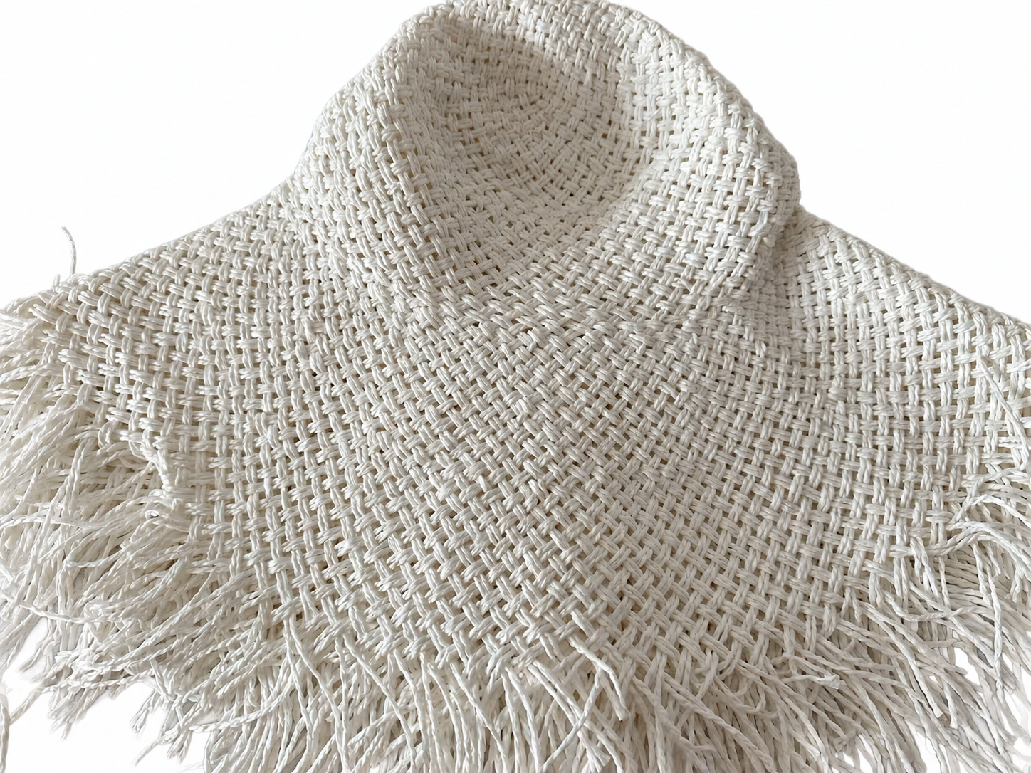 handwoven paper hat body Shantung paper hat body for wholesale production