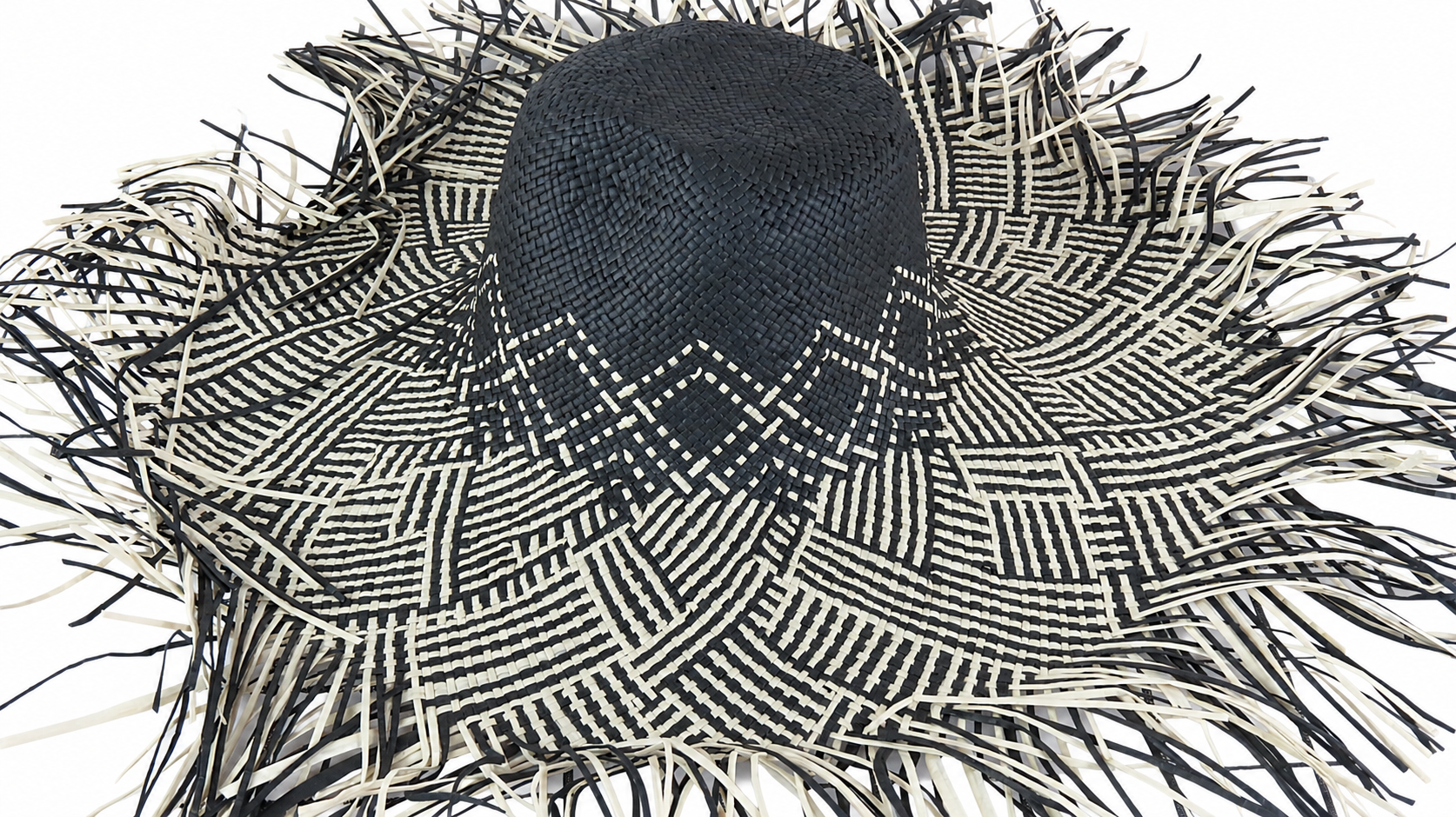 handwoven paper hat body Shantung paper hat body for wholesale production