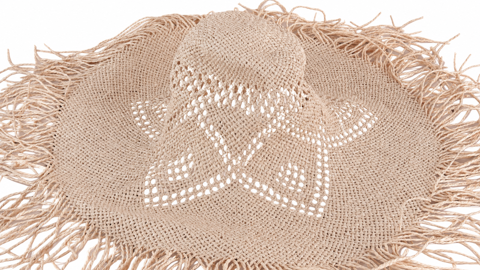 handwoven paper hat body Shantung paper hat body for wholesale production