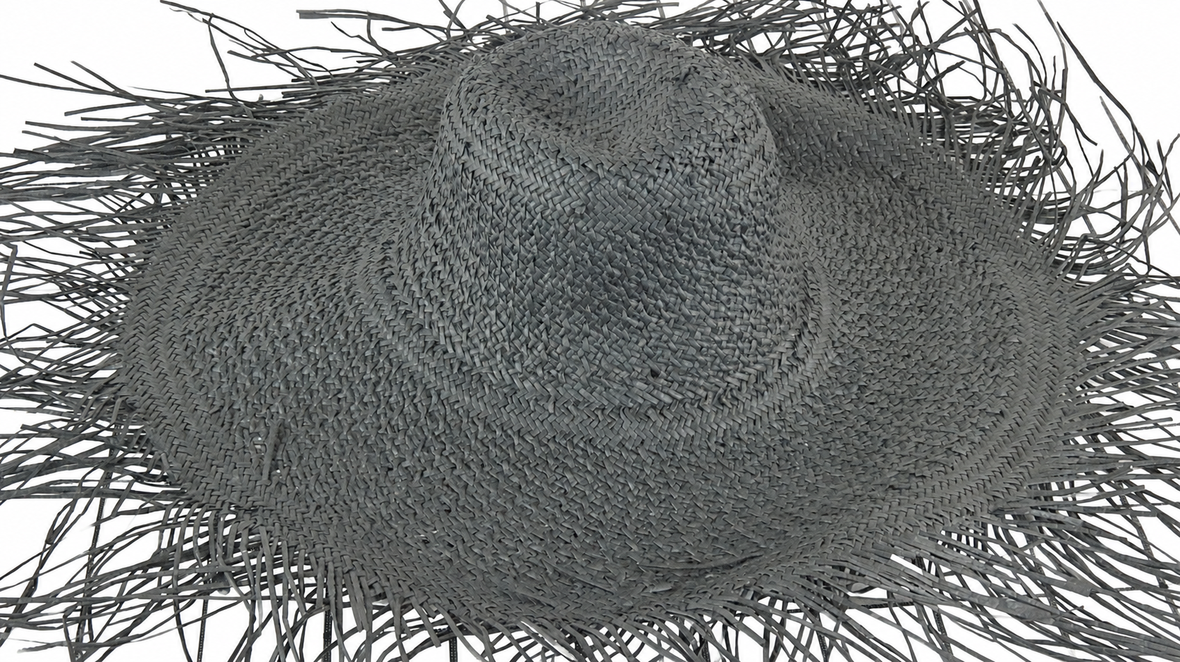 handwoven paper hat body Shantung paper hat body for wholesale production