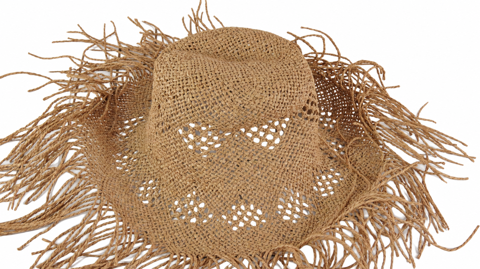 handwoven paper hat body Shantung paper hat body for wholesale production