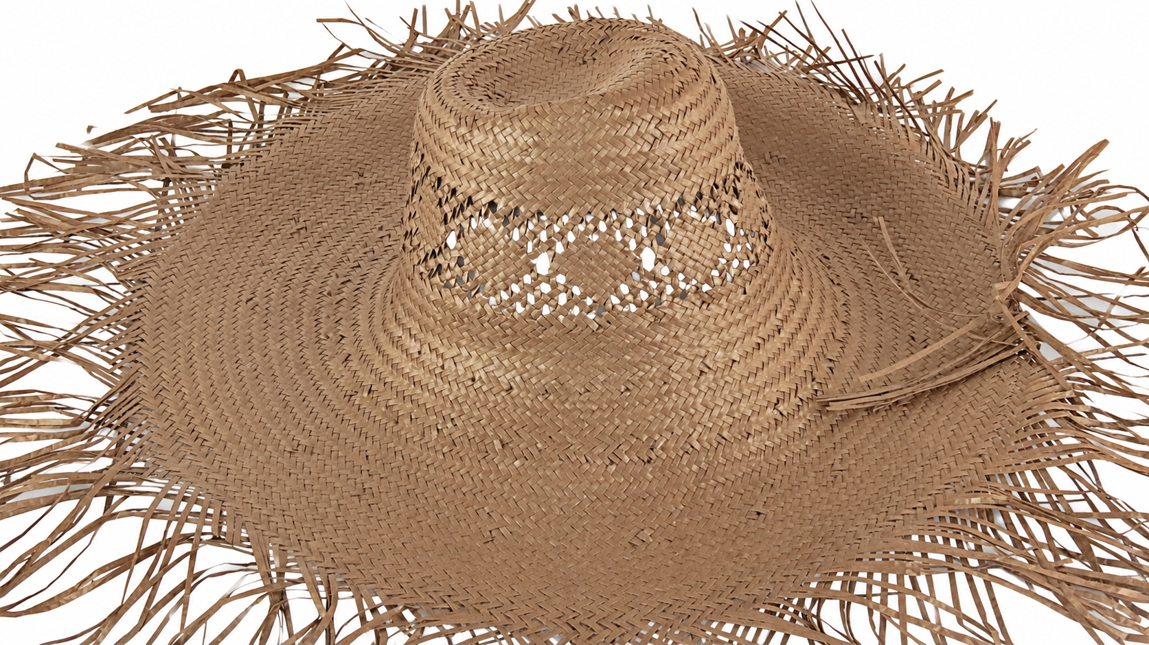 handwoven paper hat body Shantung paper hat body for wholesale production
