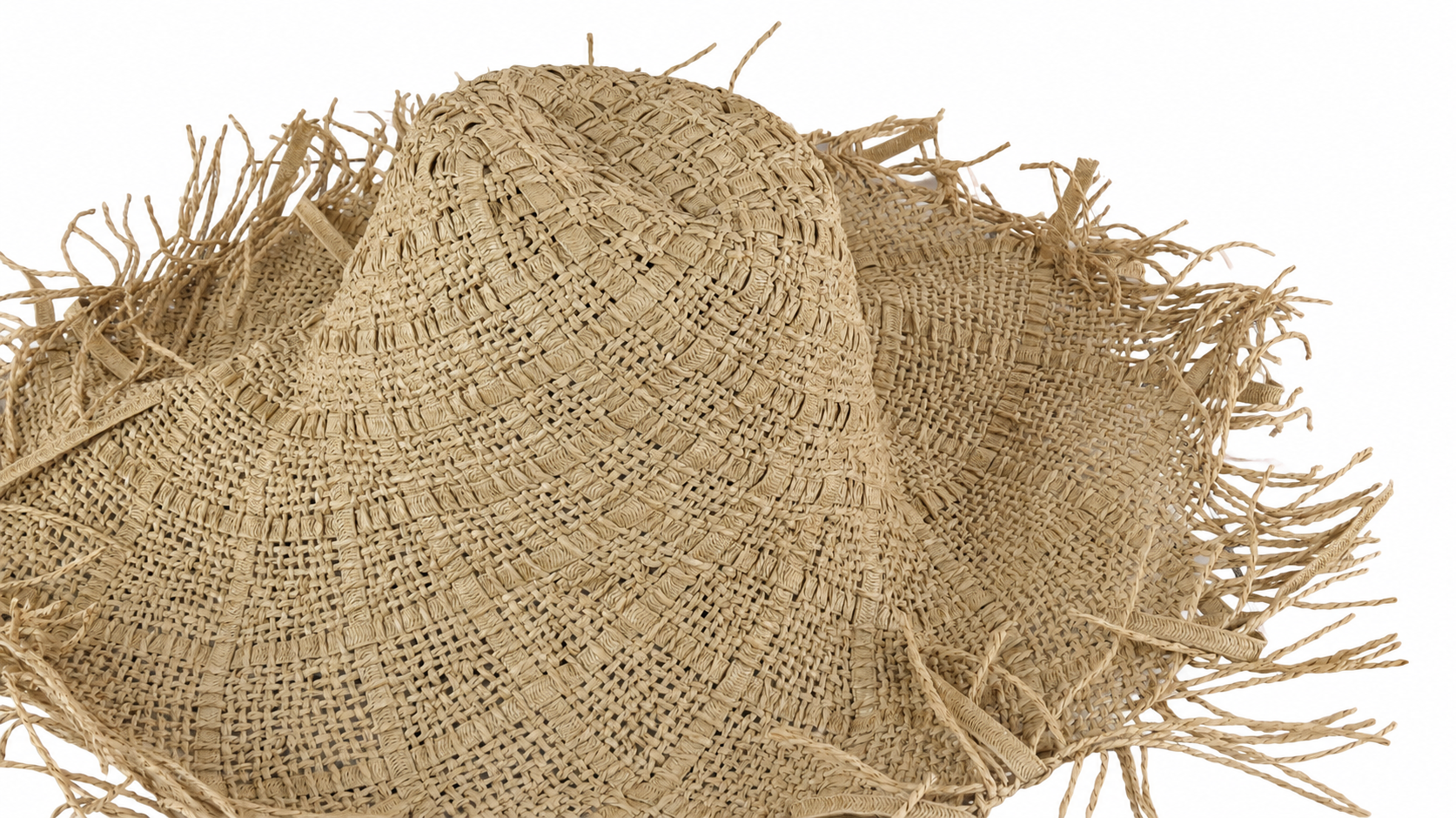 handwoven paper hat body Shantung paper hat body for wholesale production