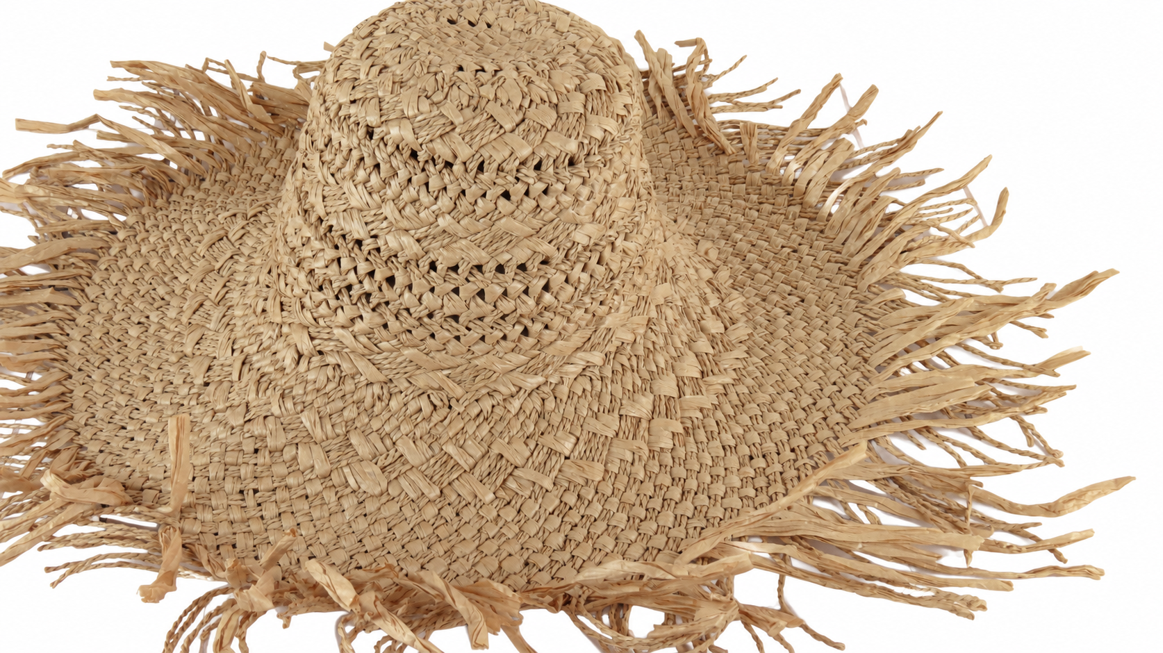 handwoven paper hat body Shantung paper hat body for wholesale production