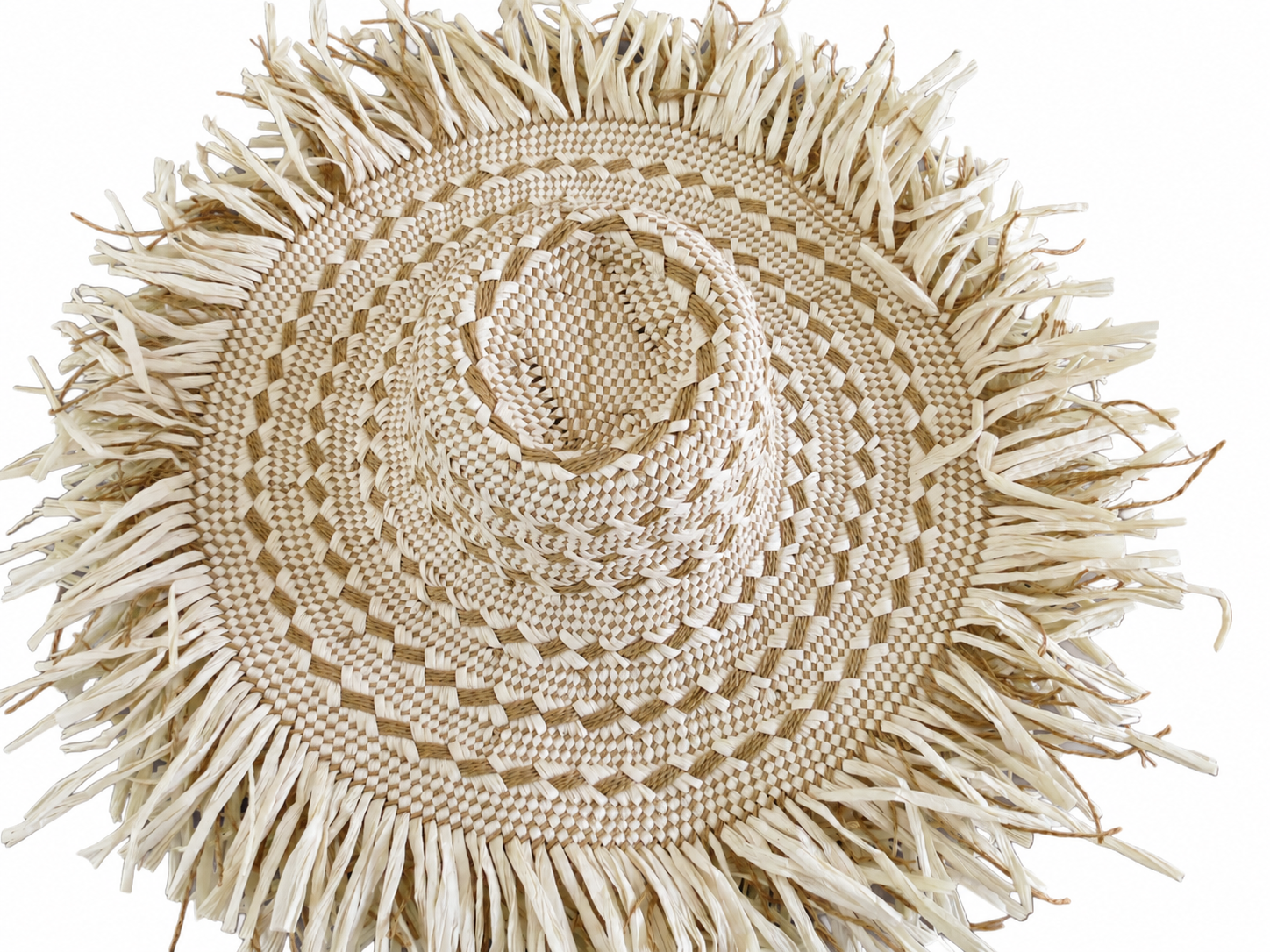 handwoven paper hat body Shantung paper hat body for wholesale production