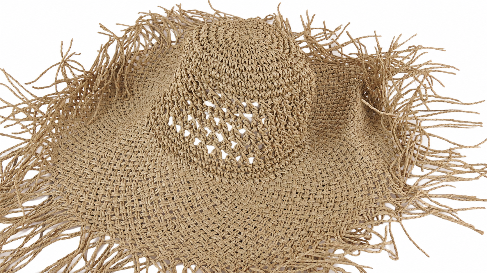 handwoven paper hat body Shantung paper hat body for wholesale production