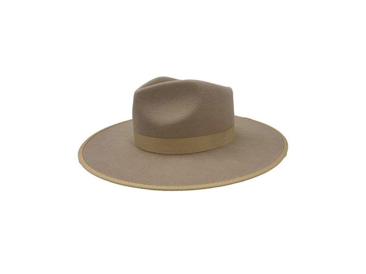 Vista del producto: Sombrero Fedora de Lana de Ala Plana