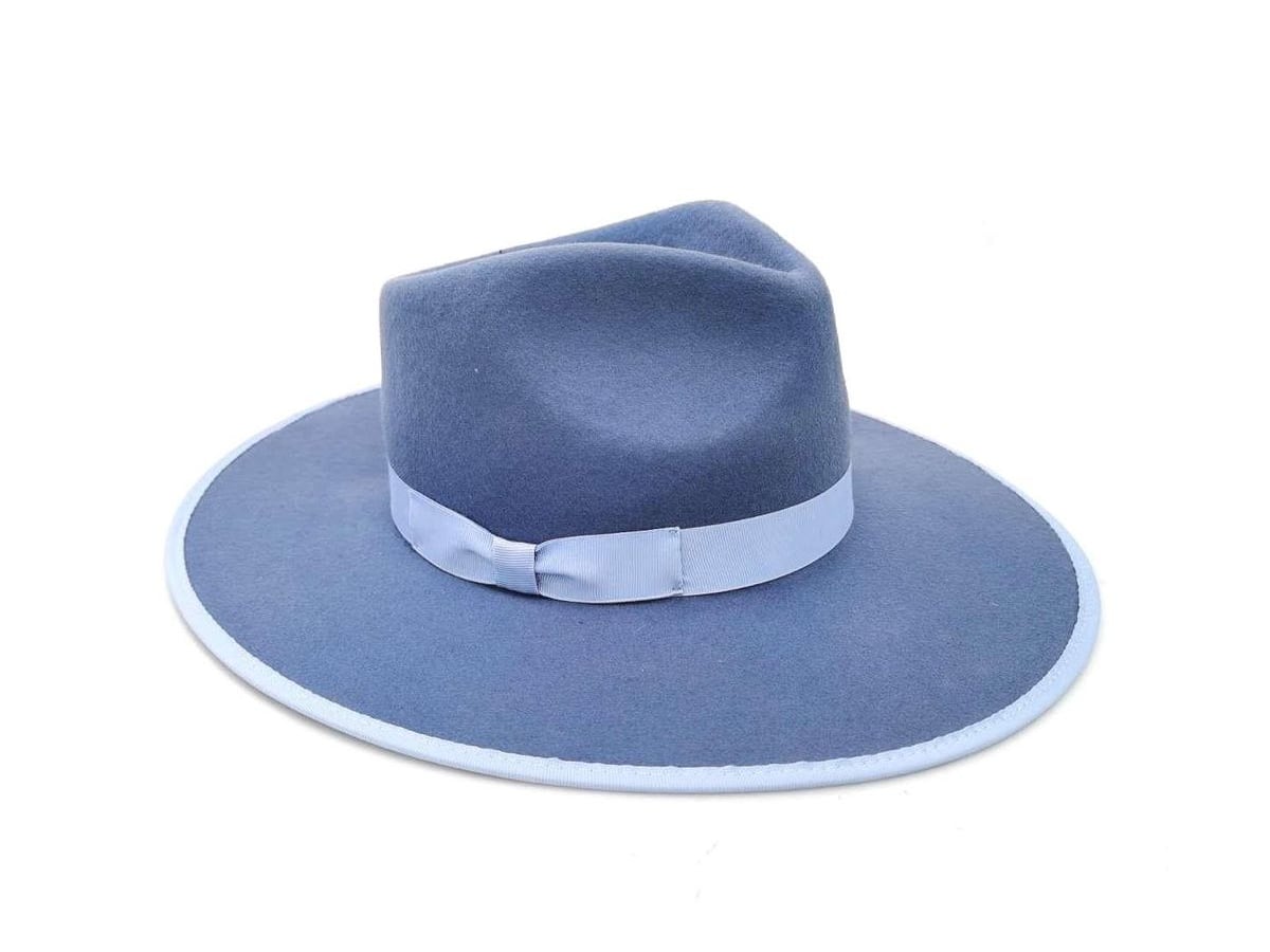 Vista del producto: Sombrero Fedora de Lana en Tono Pastel